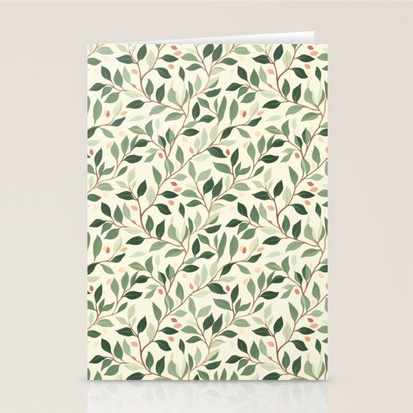 Romantic Botanica Autumn Bloom Stationery Card Gallery Image 2