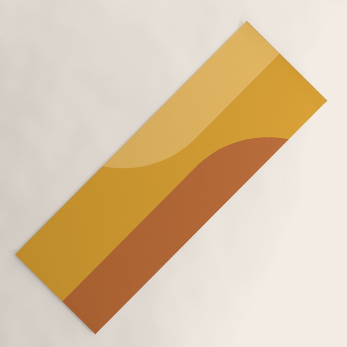 Modern Minimal Arch Abstract LXXII Yoga Mat Gallery Image 1