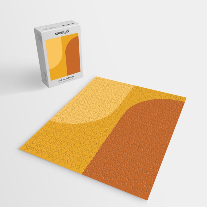 Modern Minimal Arch Abstract LXXII Jigsaw Puzzle Gallery Image 2