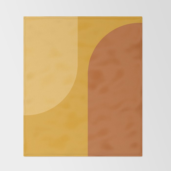Modern Minimal Arch Abstract LXXII Throw Blanket Gallery Image 2