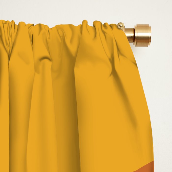 Modern Minimal Arch Abstract LXXII Window Curtain Gallery Image 2