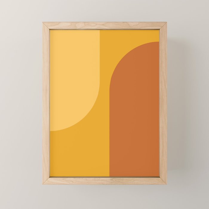 Modern Minimal Arch Abstract LXXII Mini Art Print Gallery Image 1