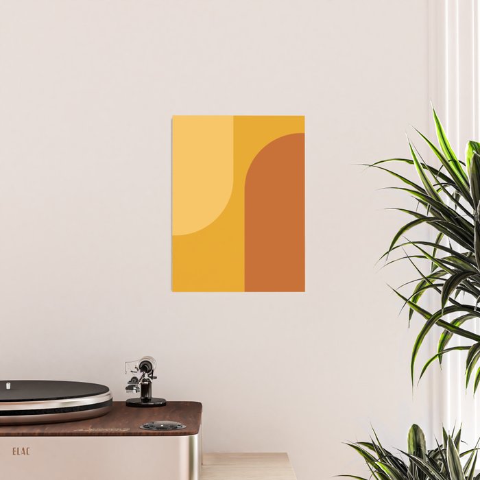 Modern Minimal Arch Abstract LXXII Poster Gallery Image 2