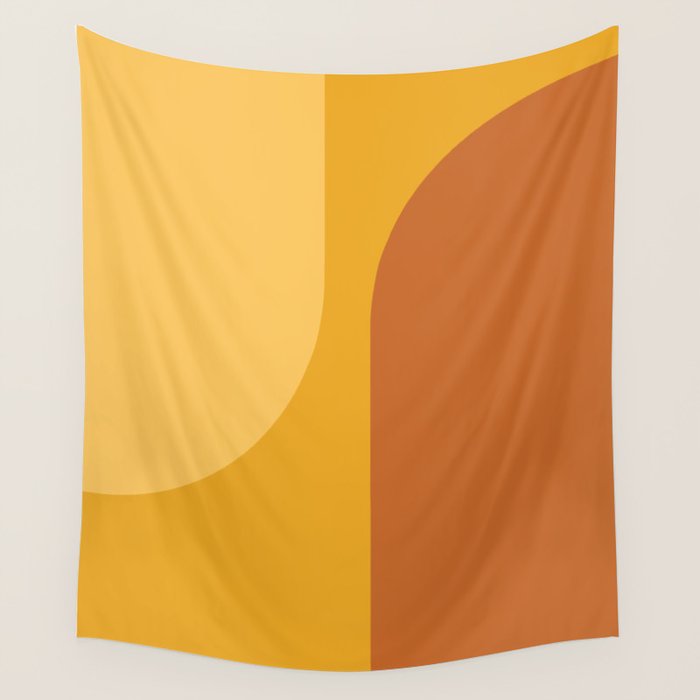 Modern Minimal Arch Abstract LXXII Wall Tapestry Gallery Image 4