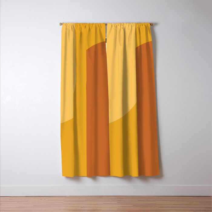 Modern Minimal Arch Abstract LXXII Window Curtain Gallery Image 3