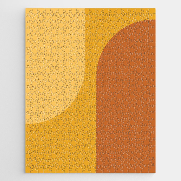 Modern Minimal Arch Abstract LXXII Jigsaw Puzzle Gallery Image 1