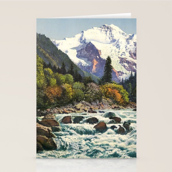 Mountains Forest Rocky River Stationery Card Gallery Image 2