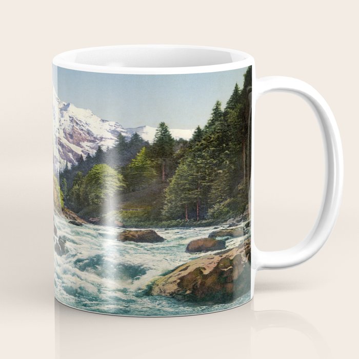 Mountains Forest Rocky River Coffee Mug Gallery Image 1