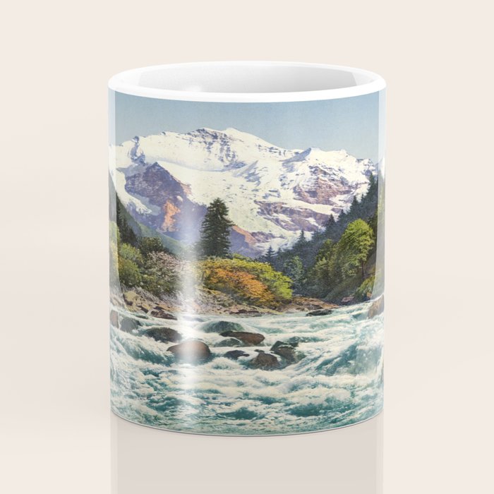 Mountains Forest Rocky River Coffee Mug Gallery Image 4