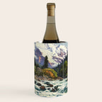 Mountains Forest Rocky River Wine Chiller Gallery Image 1