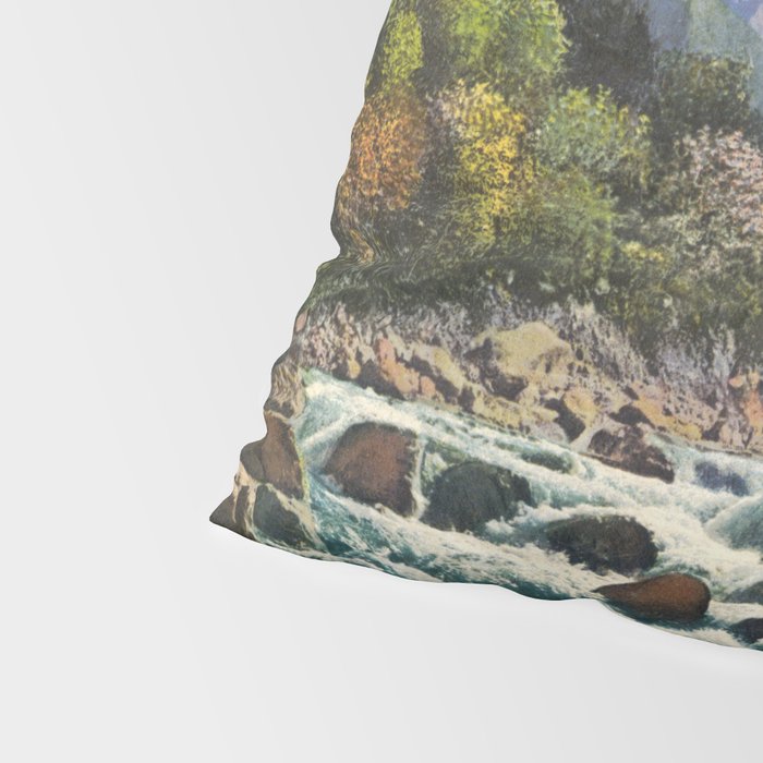 Mountains Forest Rocky River Pillow Sham Gallery Image 4