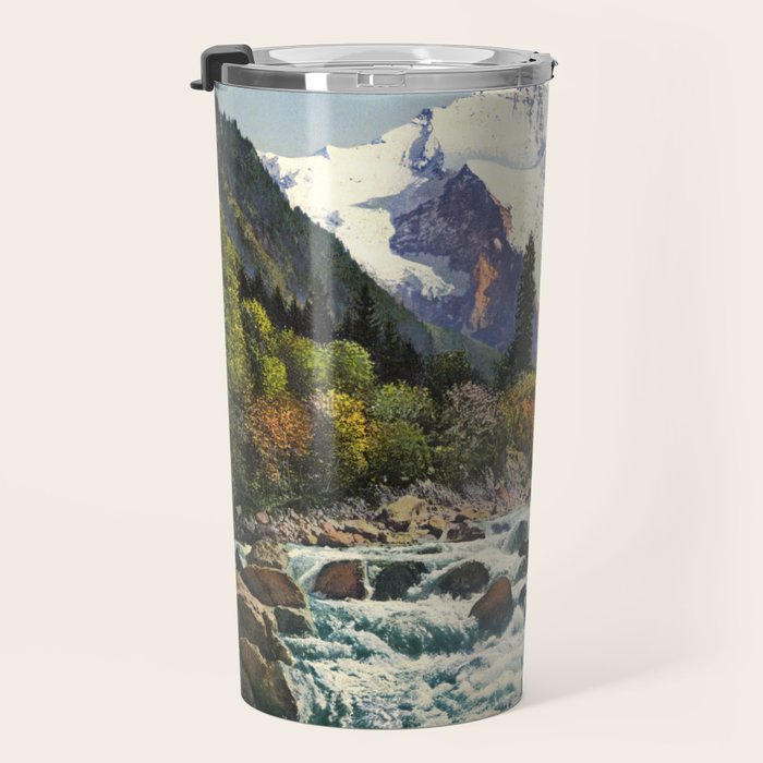 Mountains Forest Rocky River Travel Mug Gallery Image 3