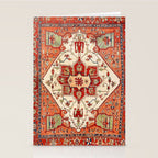 Serapi Azerbaijan Northwest Persian Rug Print Stationery Card Gallery Image 2