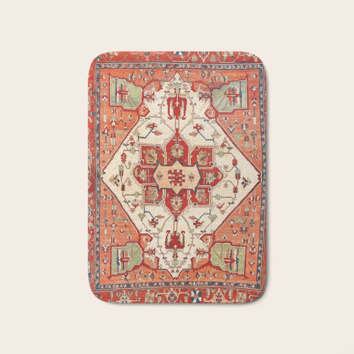 Serapi Azerbaijan Northwest Persian Rug Print Bath Mat Gallery Image 1