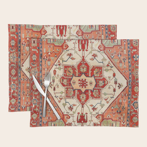 Serapi Azerbaijan Northwest Persian Rug Print Placemat Gallery Image 1