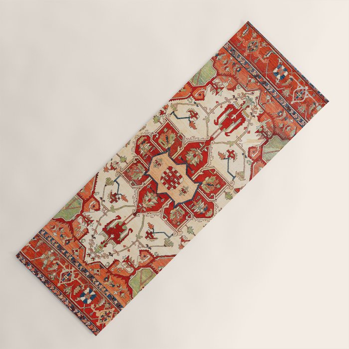 Serapi Azerbaijan Northwest Persian Rug Print Yoga Mat Gallery Image 1
