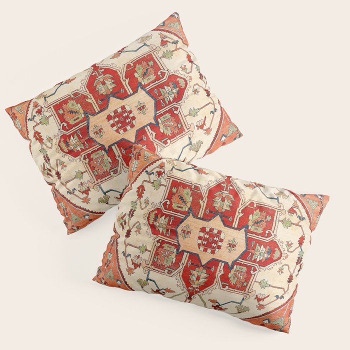Serapi Azerbaijan Northwest Persian Rug Print Pillow Sham Gallery Image 3