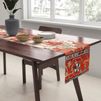 Serapi Azerbaijan Northwest Persian Rug Print Table Runner Gallery Image 2