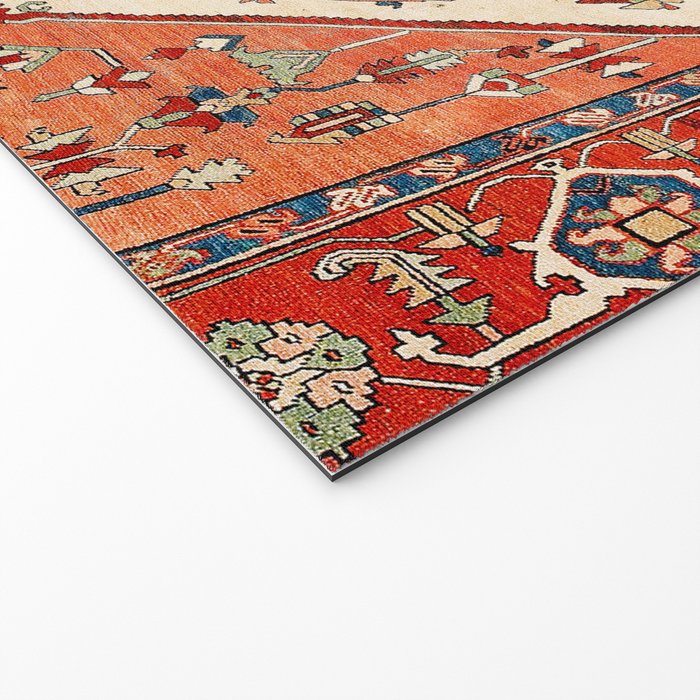 Serapi Azerbaijan Northwest Persian Rug Print Welcome Mat Gallery Image 2