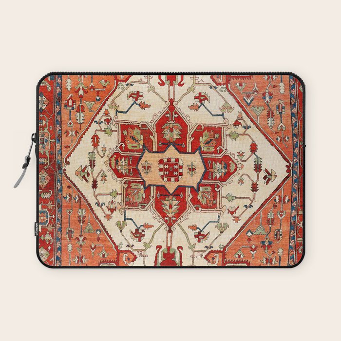 Serapi Azerbaijan Northwest Persian Rug Print Laptop Sleeve Gallery Image 1
