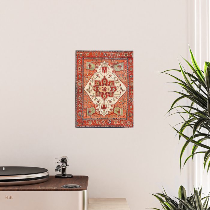 Serapi Azerbaijan Northwest Persian Rug Print Poster Gallery Image 2