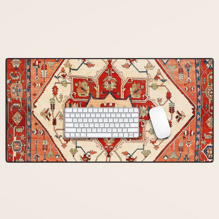 Serapi Azerbaijan Northwest Persian Rug Print Desk Mat Gallery Image 1