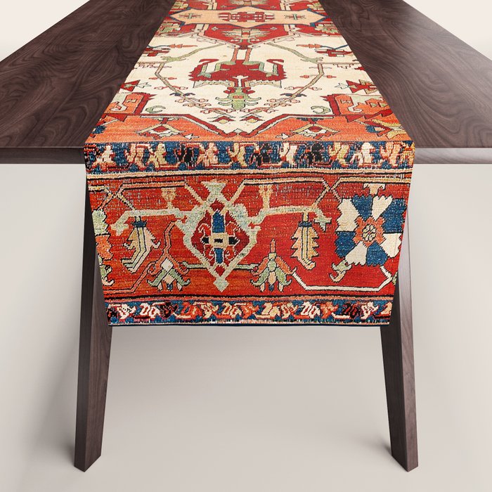 Serapi Azerbaijan Northwest Persian Rug Print Table Runner Gallery Image 1