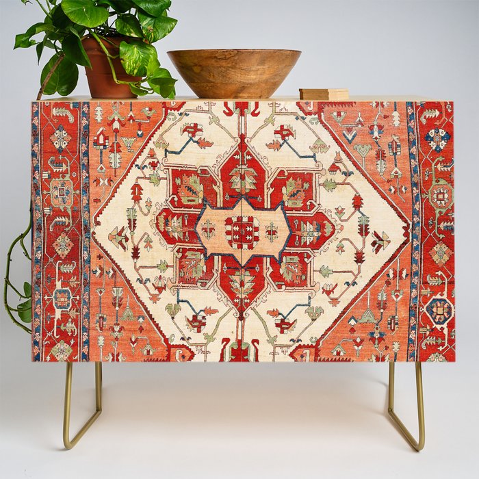 Serapi Azerbaijan Northwest Persian Rug Print Credenza Gallery Image 1