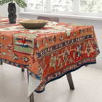 Serapi Azerbaijan Northwest Persian Rug Print Tablecloth Gallery Image 3