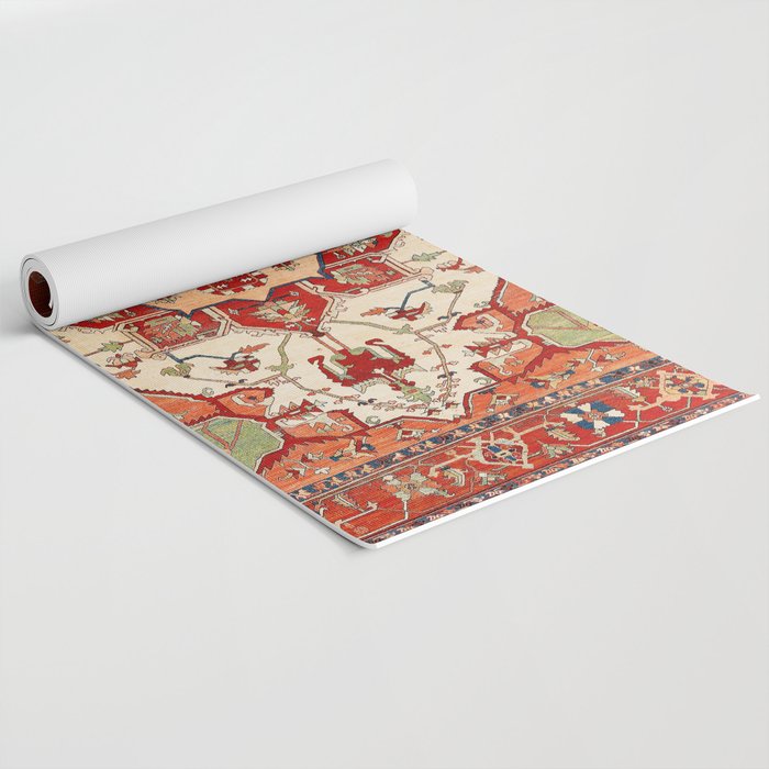 Serapi Azerbaijan Northwest Persian Rug Print Yoga Mat Gallery Image 2