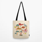 Toadstools and Ladybug Tote Bag Gallery Image 2