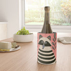 Pink Forest Raccoon Wine Chiller Gallery Image 4