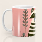 Pink Forest Raccoon Coffee Mug Gallery Image 3