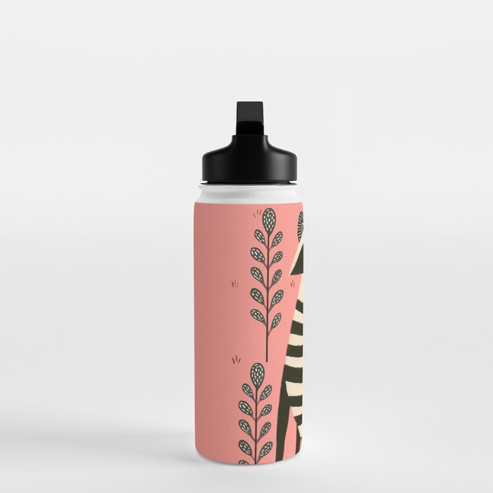 Pink Forest Raccoon Water Bottle Gallery Image 3
