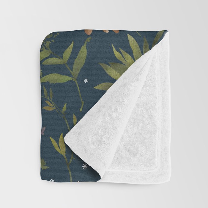 Whimsical Woodland Night Throw Blanket Gallery Image 3