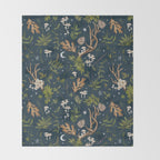 Whimsical Woodland Night Throw Blanket Gallery Image 2