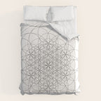 Flower of life sacred geometry Comforter Gallery Image 6