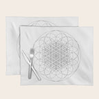 Flower of life sacred geometry Placemat Gallery Image 1
