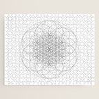 Flower of life sacred geometry Jigsaw Puzzle Gallery Image 1