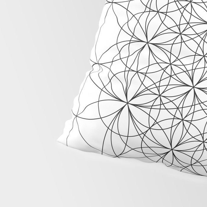 Flower of life sacred geometry Pillow Sham Gallery Image 4