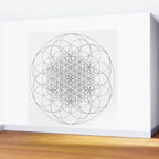 Flower of life sacred geometry Wall Mural Gallery Image 2