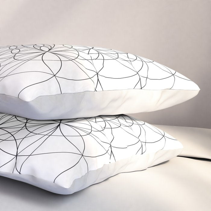 Flower of life sacred geometry Pillow Sham Gallery Image 3