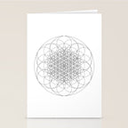 Flower of life sacred geometry Stationery Card Gallery Image 2