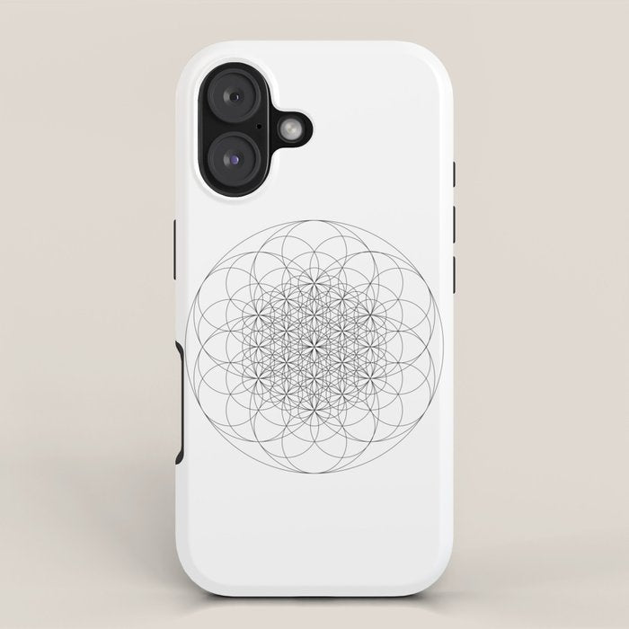 Flower of life sacred geometry iPhone Case Gallery Image 1