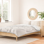 Flower of life sacred geometry Duvet Cover Gallery Image 2