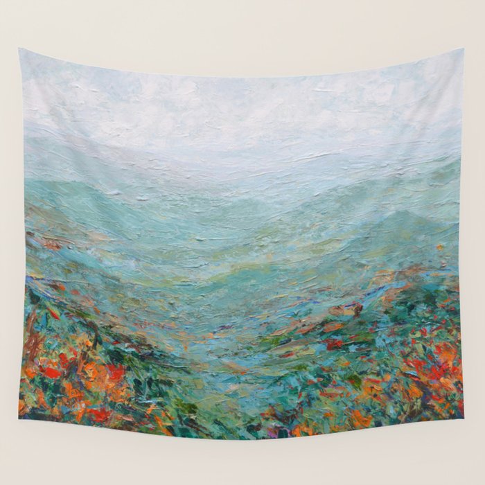 Blue Ridge October Wall Tapestry Gallery Image 4