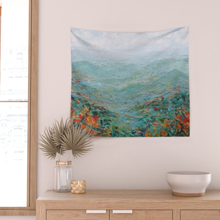 Blue Ridge October Wall Tapestry Gallery Image 2