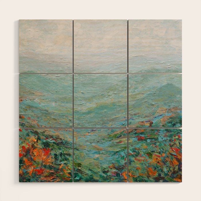 Blue Ridge October Wood Wall Art Gallery Image 1