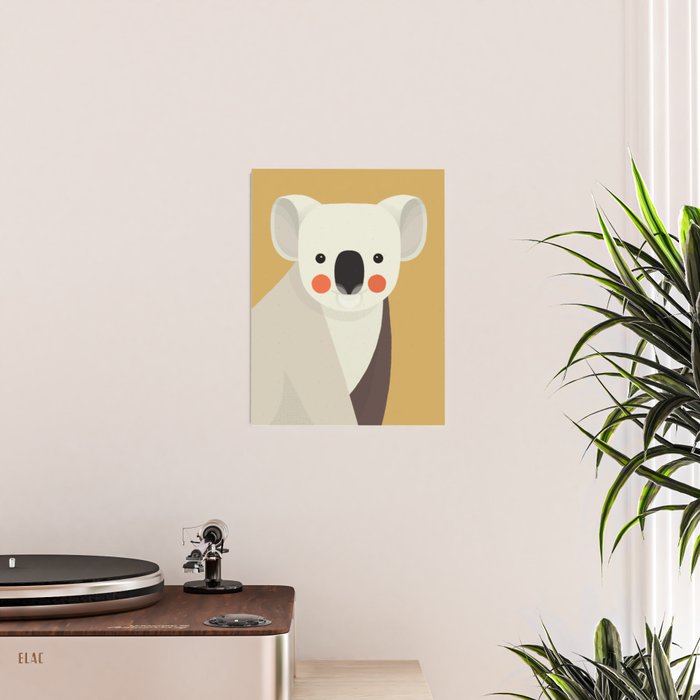 Koala, Animal Portrait Poster Gallery Image 2