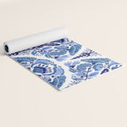 Chinoiserie Damask Porcelain Pattern Yoga Mat Gallery Image 2